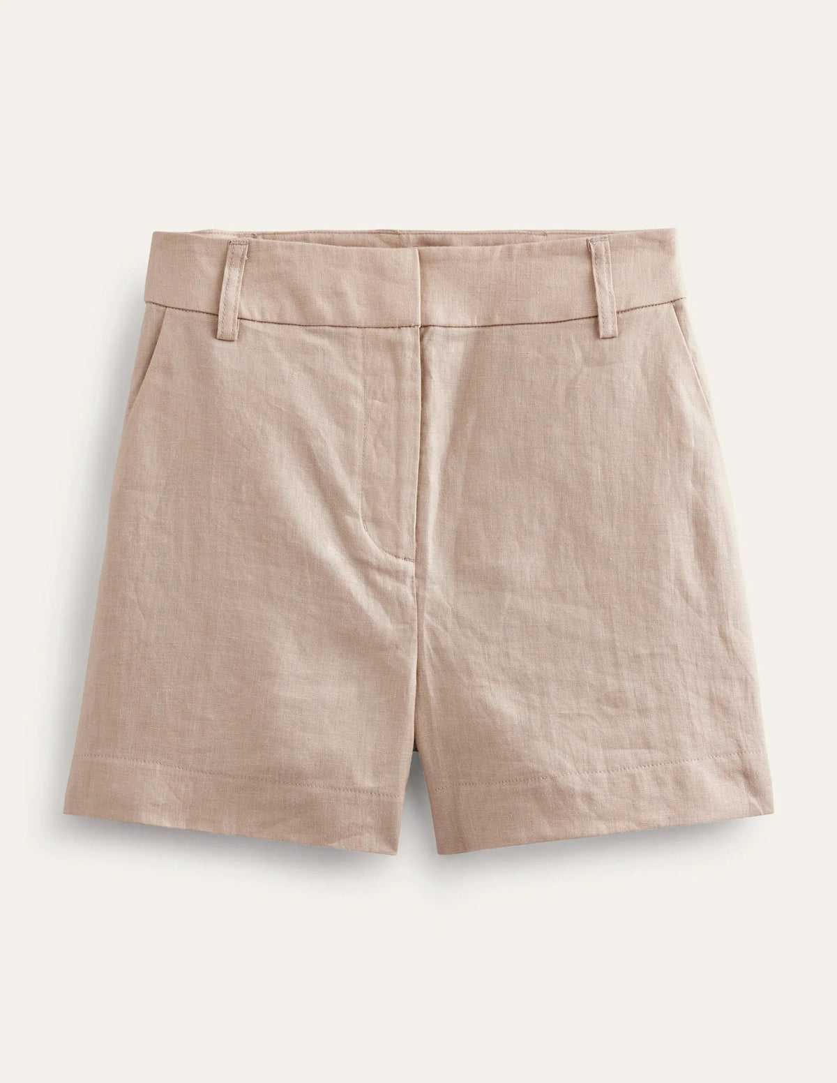 Tailored Linen Shorts-Rope
