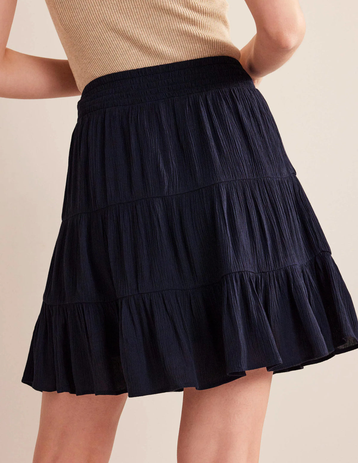 Vacation Mini Skirt-Navy