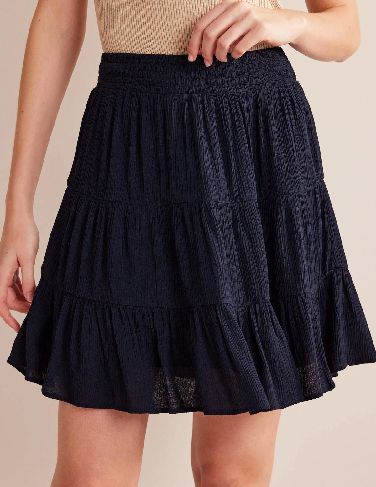 Vacation Mini Skirt-Navy