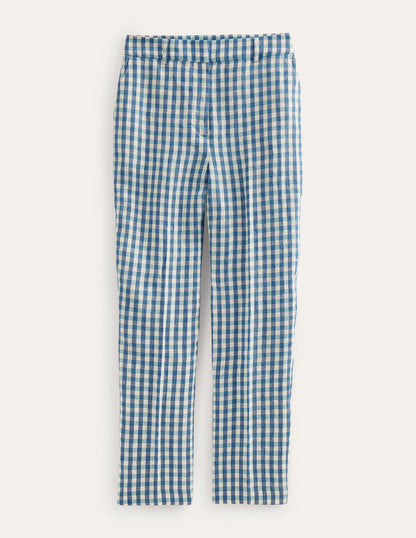Kew Linen Pants-Check
