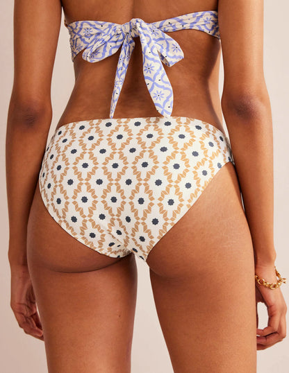 Classic Bikini Bottoms-Multi, Geo Trance