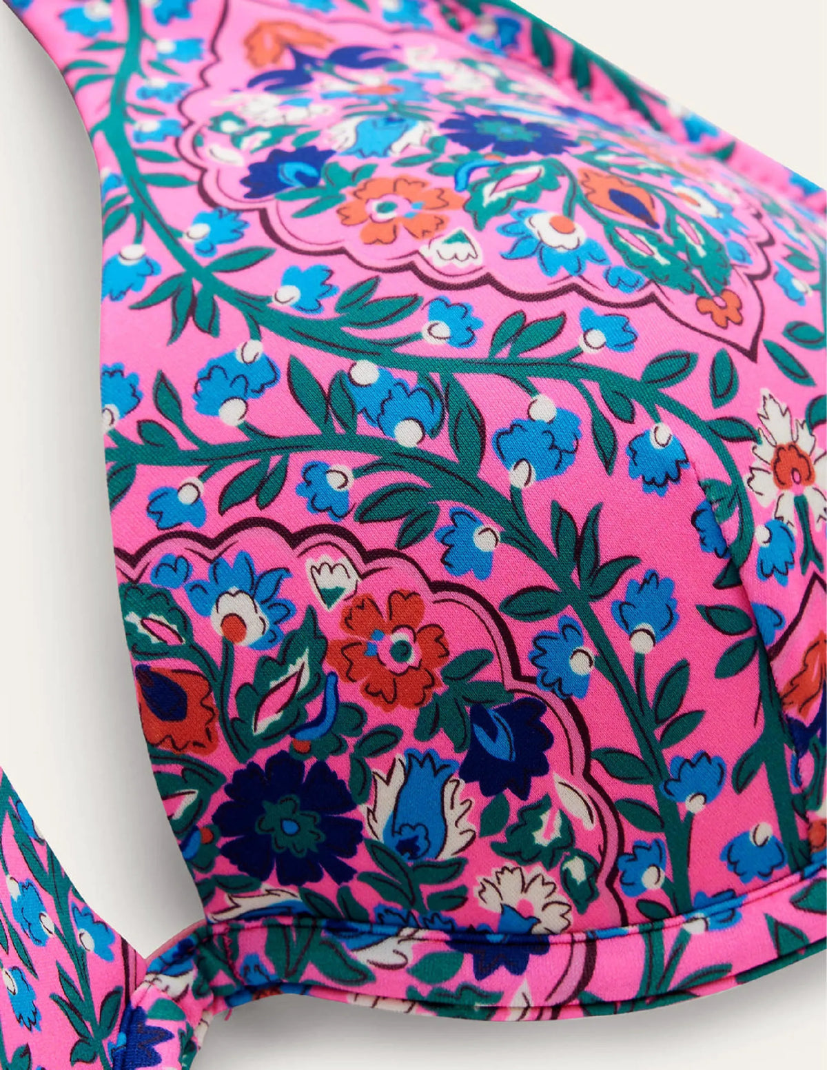 Enhancer Underwired Bikini Top-Festival Pink, Vine Terrace