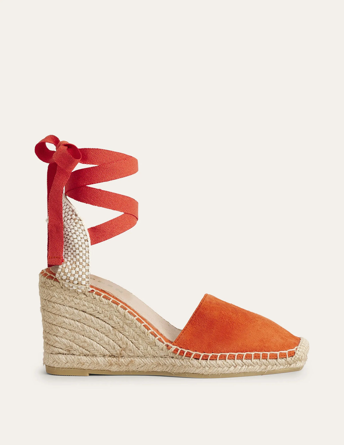 Esme Espadrille Wedges-Vermillon Red