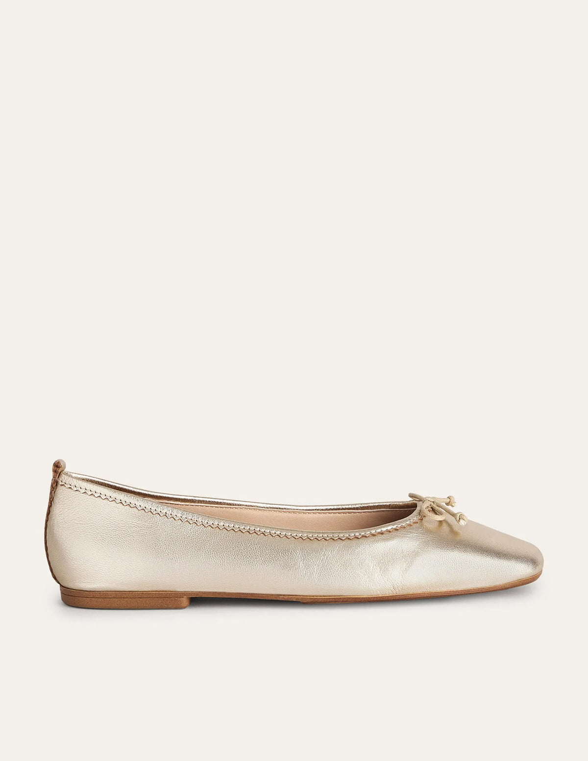 Kitty Flexi Sole Ballet Flats-Gold