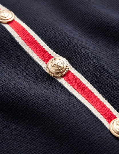 Holly Knitted Jacket-Navy