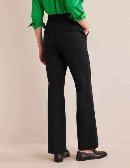 Hampshire Flared Pants-Black