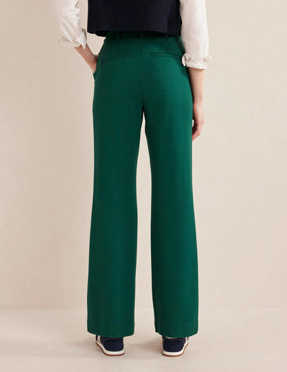 Hampshire Flared Pants-Emerald Night