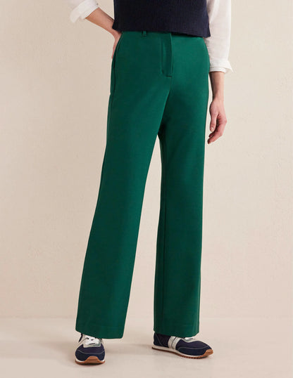 Hampshire Flared Pants-Emerald Night