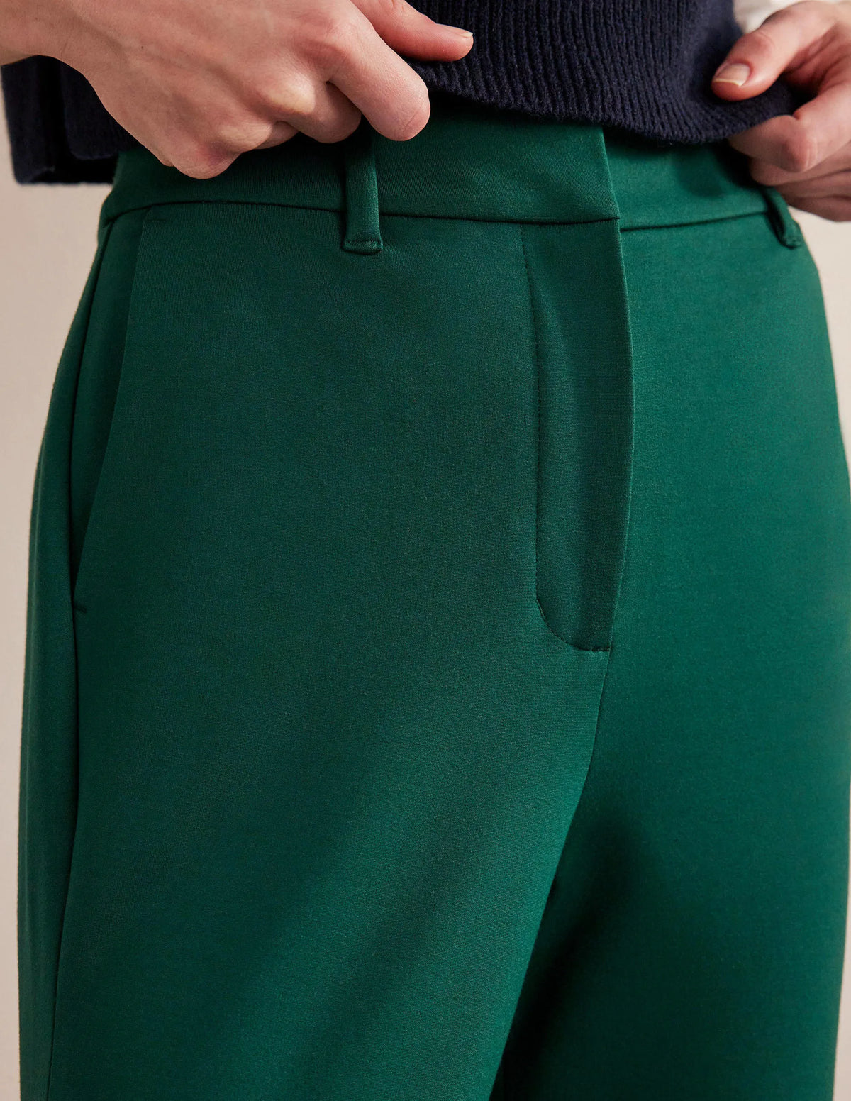 Hampshire Flared Pants-Emerald Night