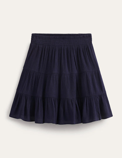 Vacation Mini Skirt-Navy