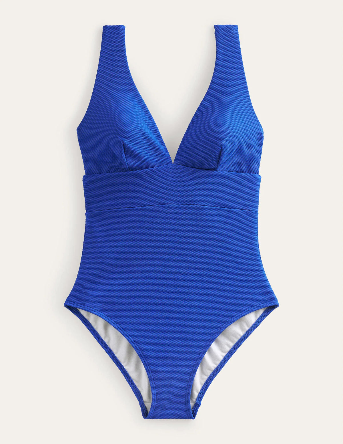Porto V-neck Swimsuit-Cobalt Honeycomb