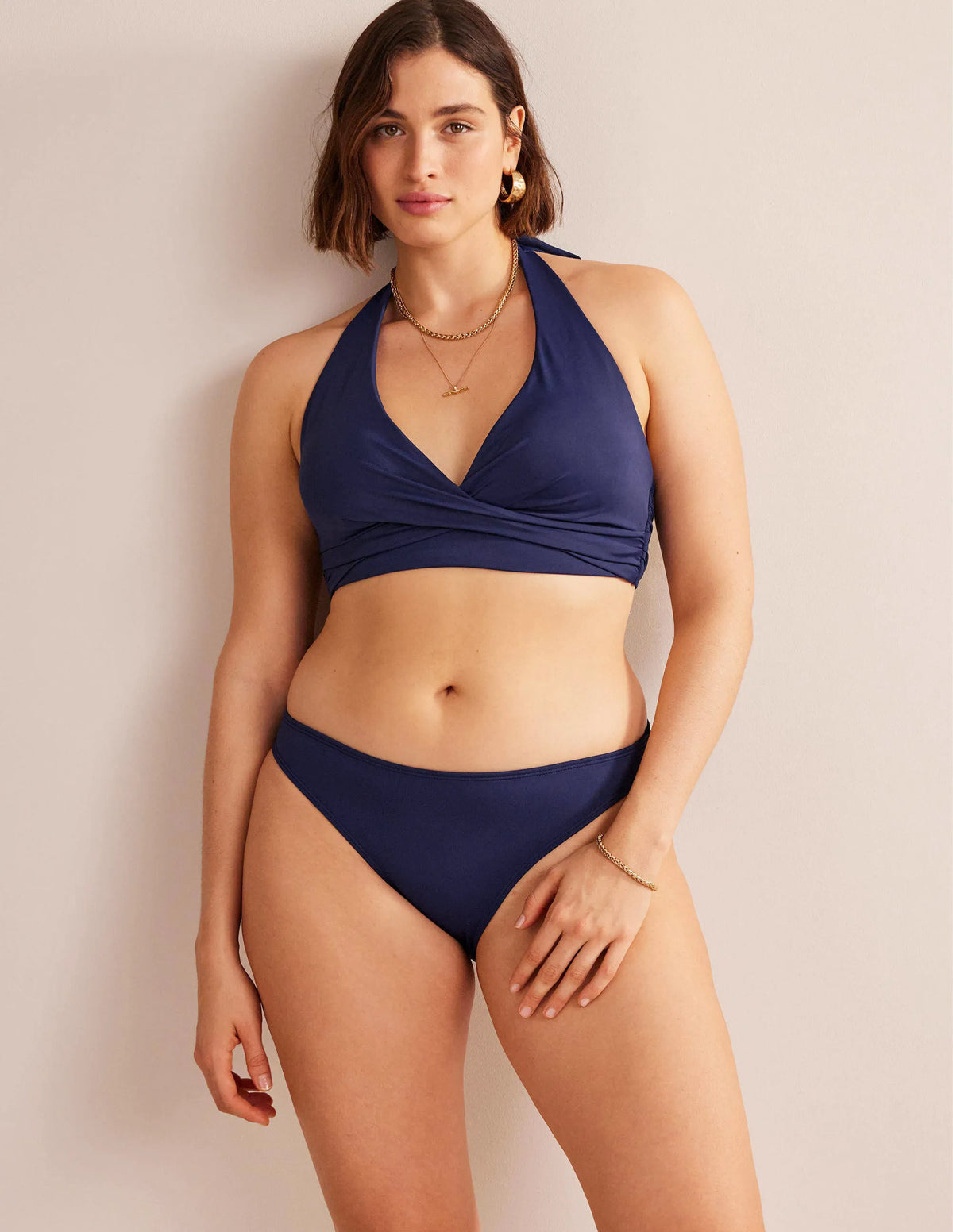 Classic Bikini Bottoms-Navy