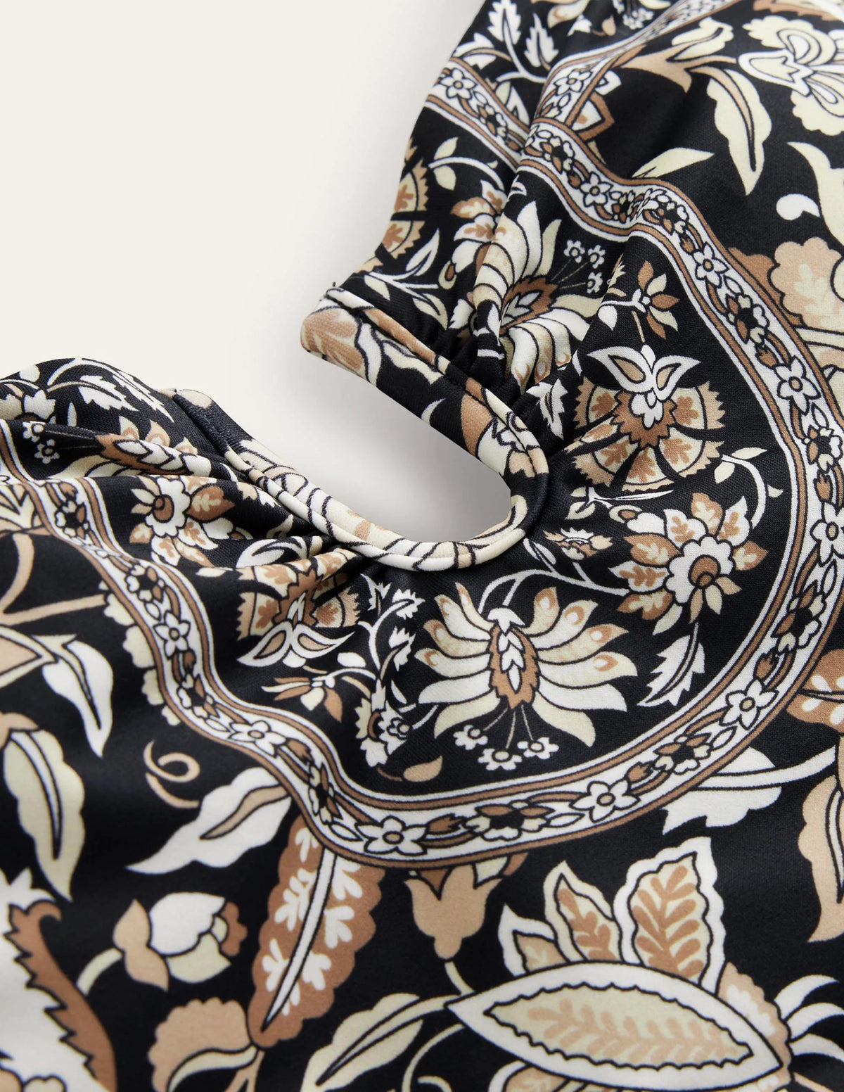 U bar Swimsuit-Nero, Paisley Vine