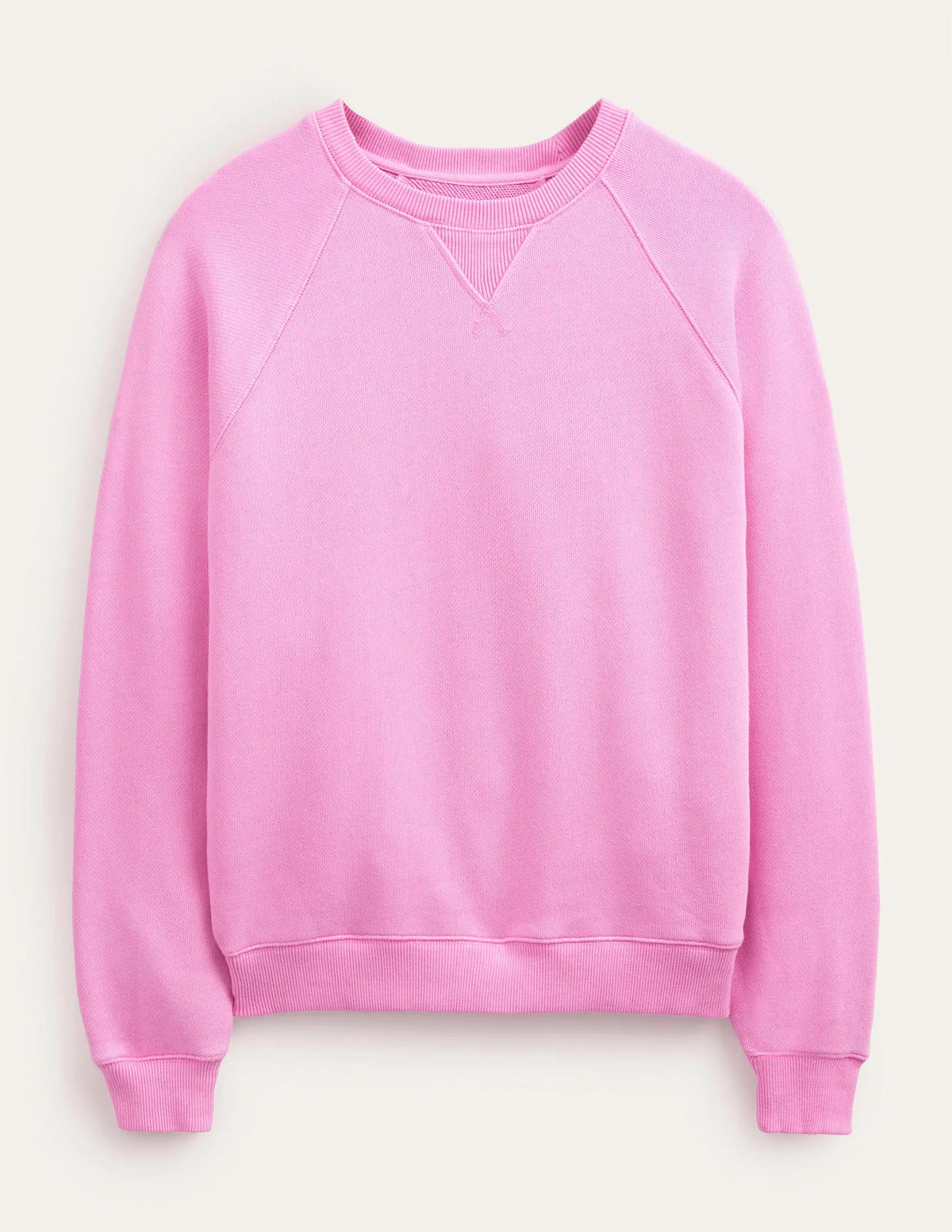 Relaxed Raglan Sweatshirt-Wild Orchid