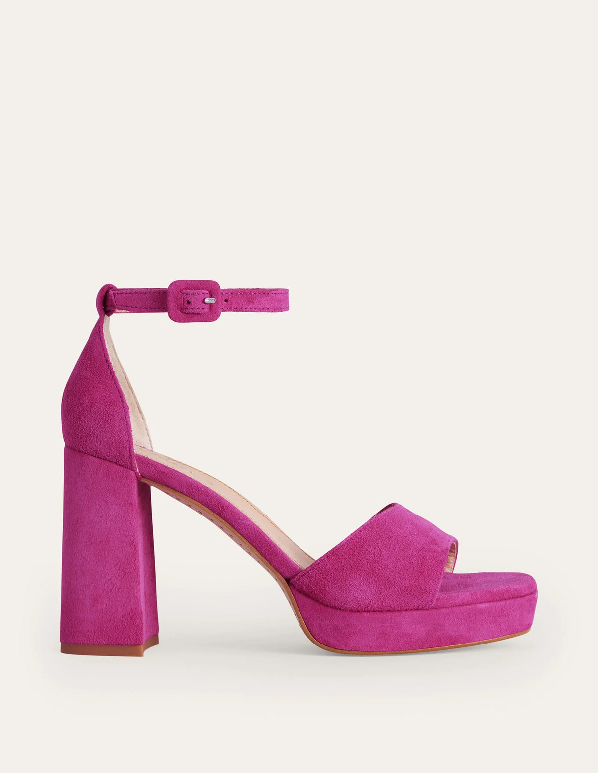 Heeled Platform Sandals-Festival Pink