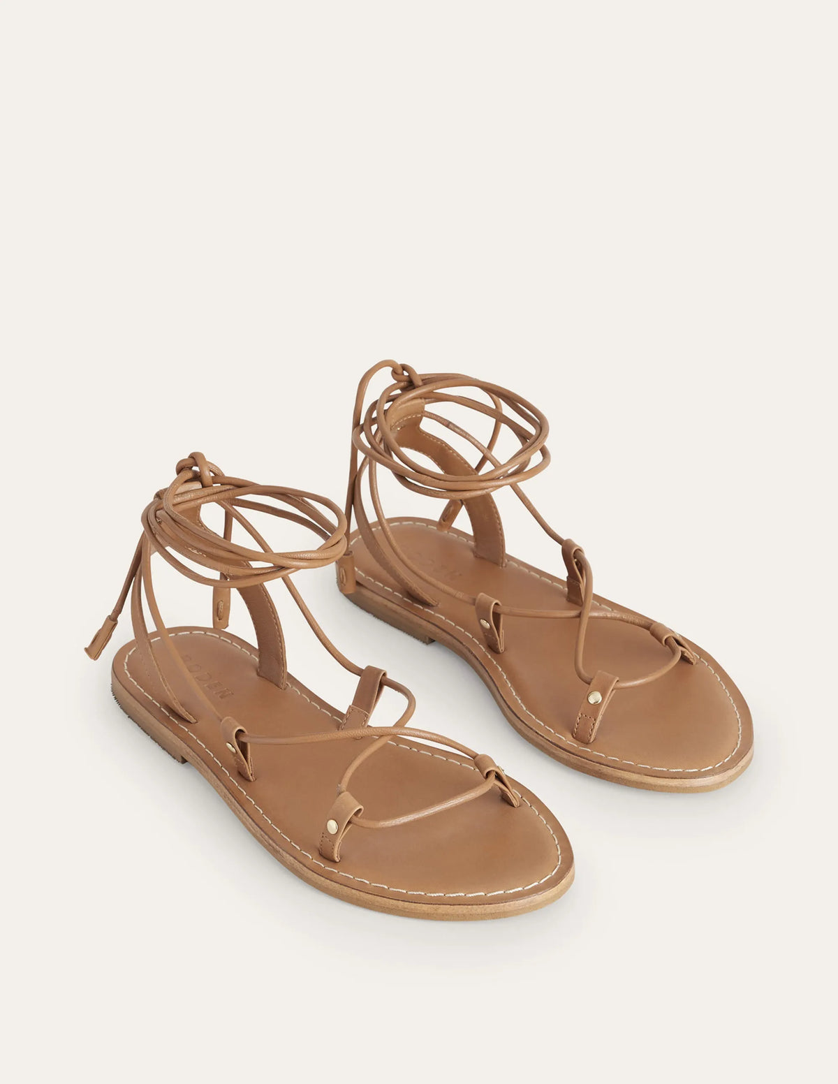Scarf Wrap Sandals-Multi, Vine Terrace/ Tan