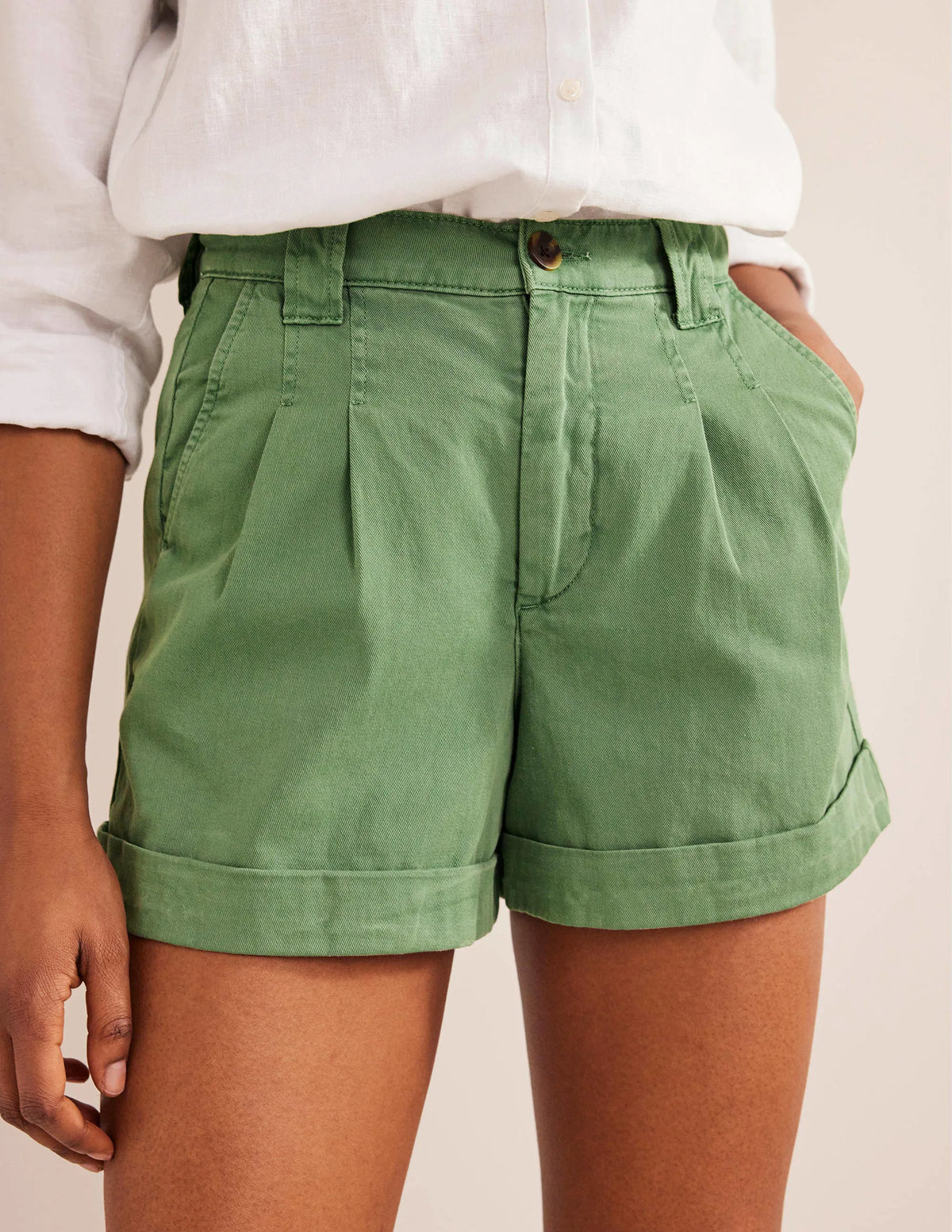 Casual Cotton Shorts-Seaspray