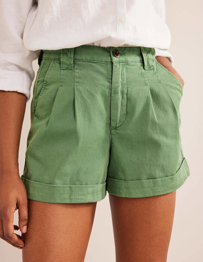 Casual Cotton Shorts-Seaspray
