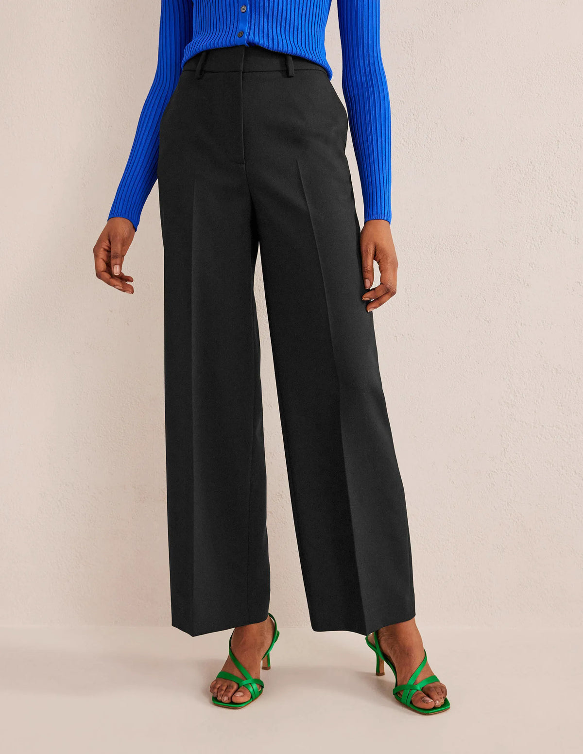 Wesbourne Wide Leg Pants-Black