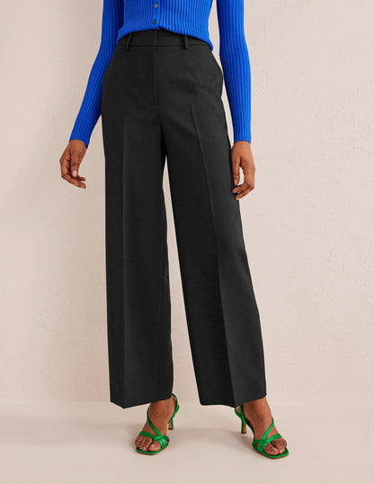 Wesbourne Wide Leg Pants-Black