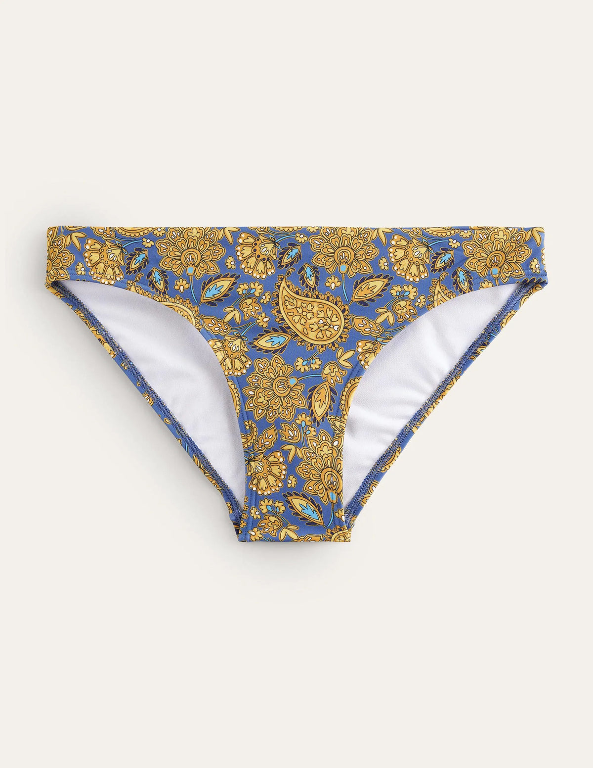 Classic Bikini Bottoms-Harvest Gold, Paisley Terrace