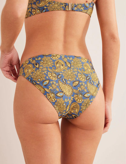 Classic Bikini Bottoms-Harvest Gold, Paisley Terrace
