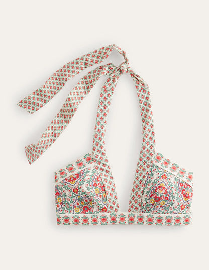 Ithaca Halter Bikini Top-Multi, Vine Terrace