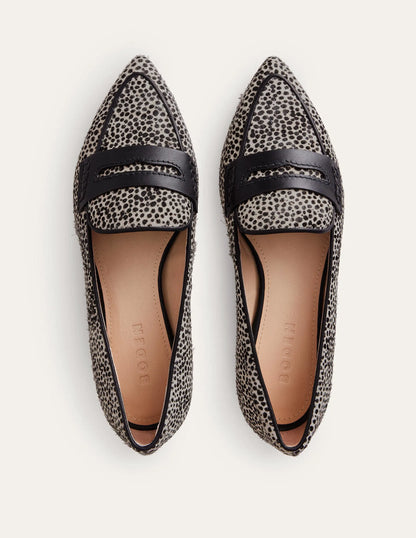 Pointed Loafers-Micro Dalmation