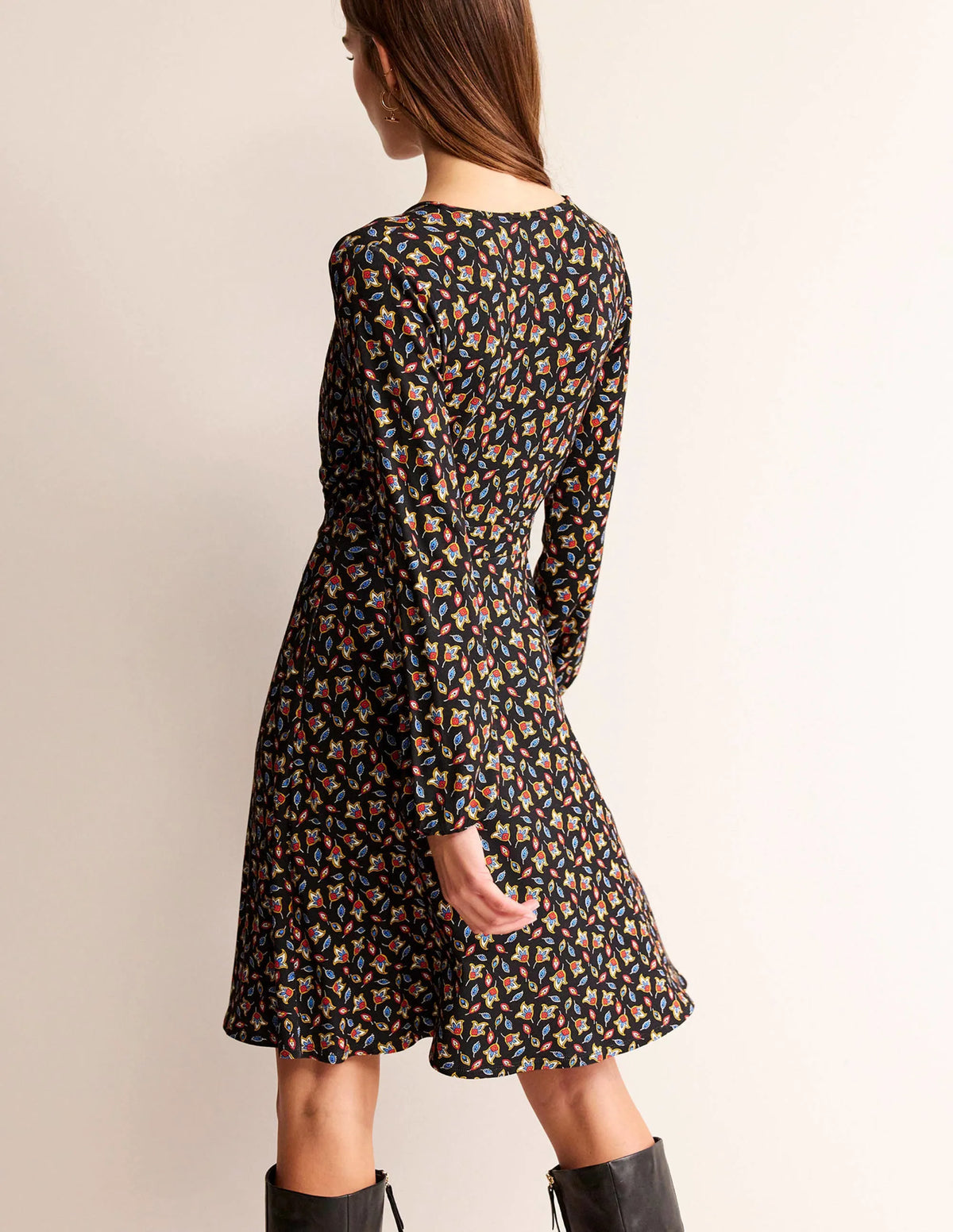 Willow Jersey Dress-Multi, Tulip Bud