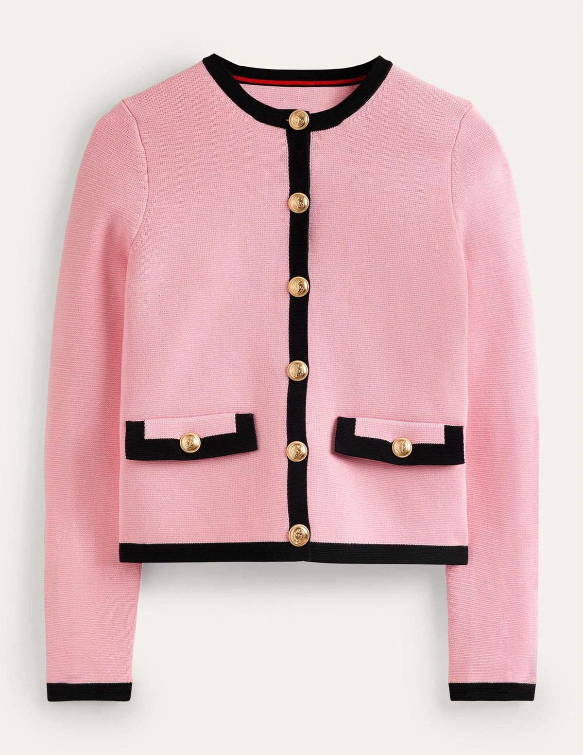Holly Knitted Jacket-Spring Blossom Pink