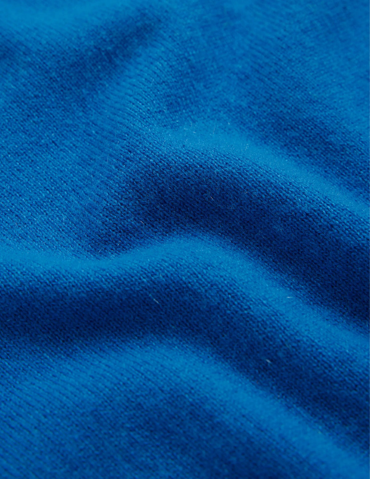 Eva Cashmere Crew Neck Sweater-Cyan
