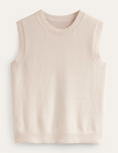 Eva Cashmere Vest-Rope