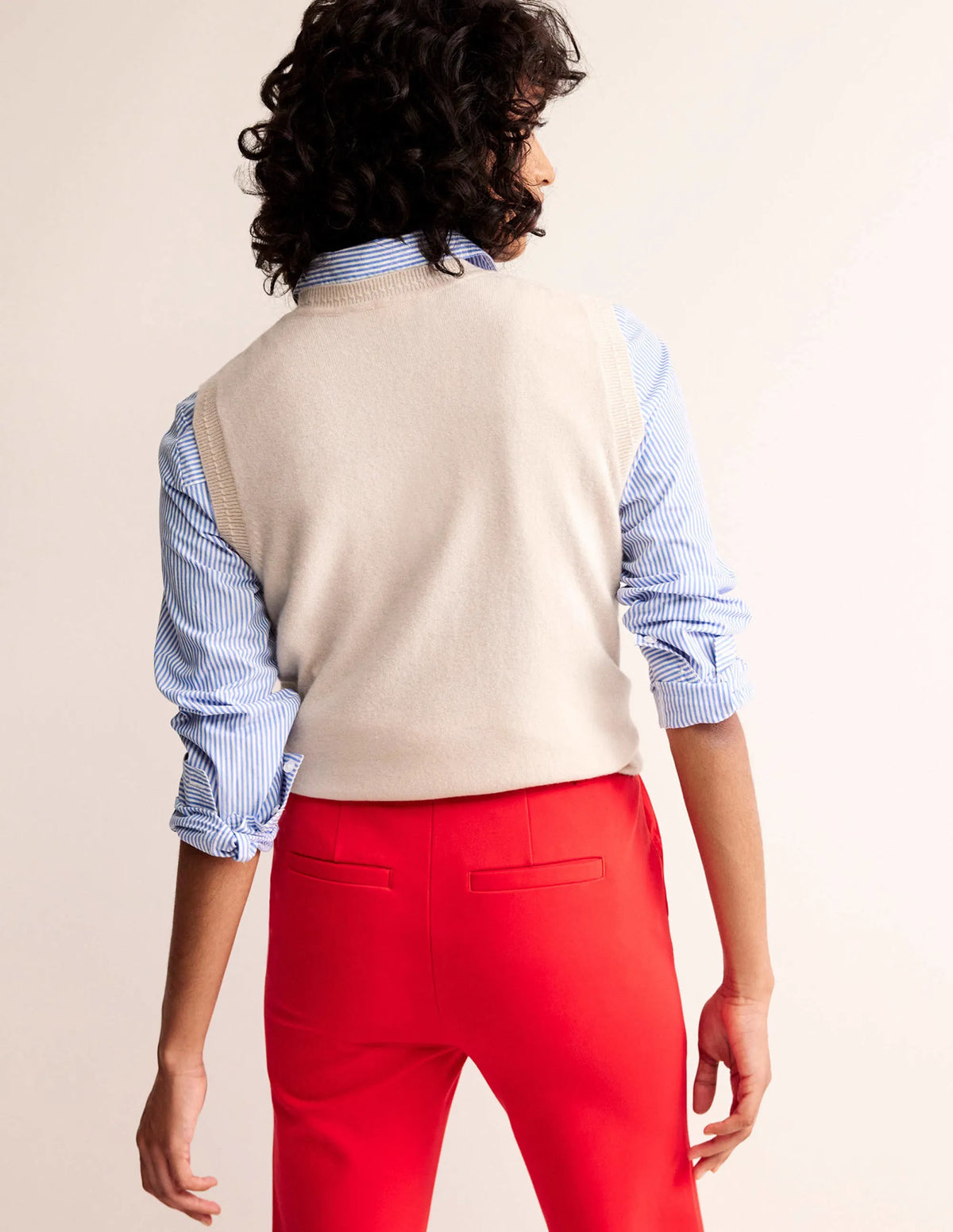 Eva Cashmere Vest-Rope