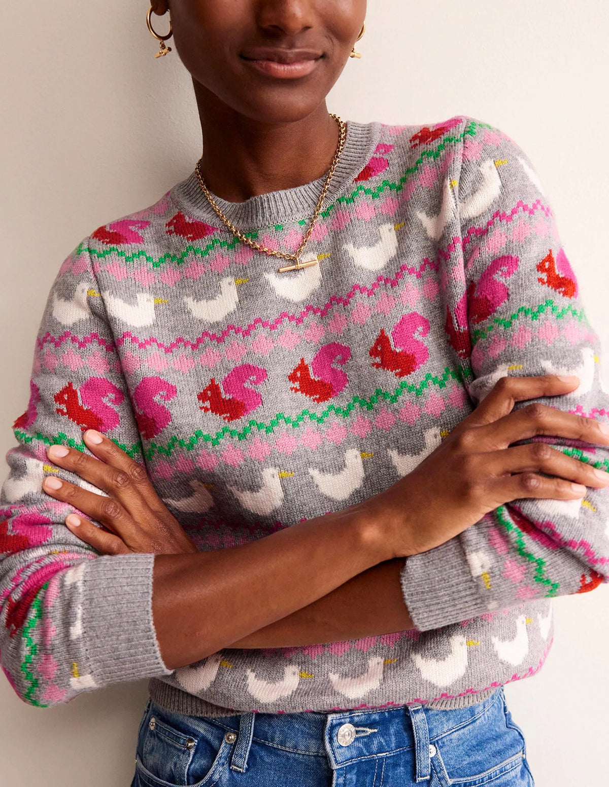 Edie Fair Isle Sweater-Nature Lover