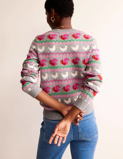 Edie Fair Isle Sweater-Nature Lover
