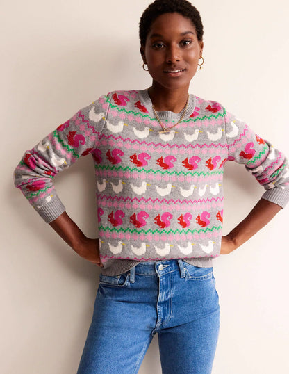 Edie Fair Isle Sweater-Nature Lover