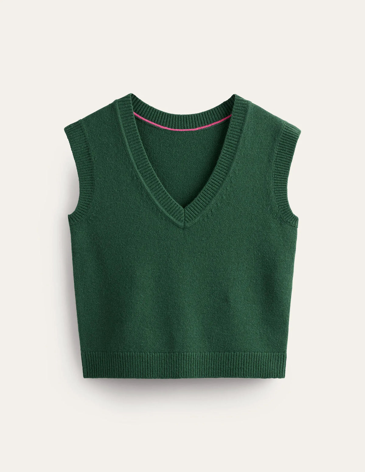 Olivia Merino Vest-Chatsworth Green