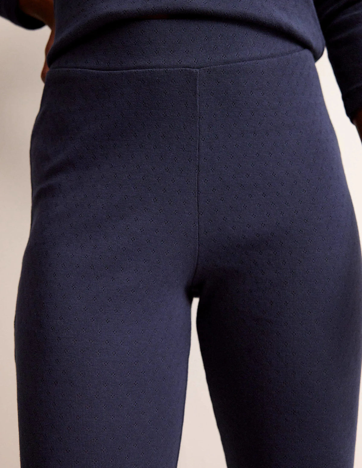 Jersey Pajama Leggings-Navy