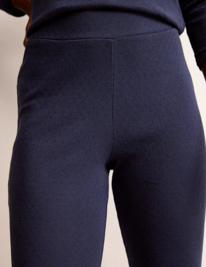 Jersey Pajama Leggings-Navy