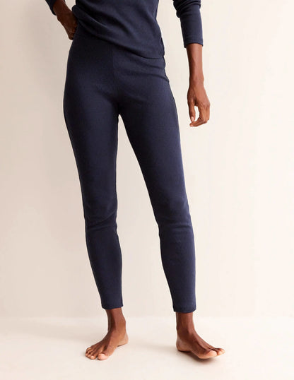Jersey Pajama Leggings-Navy