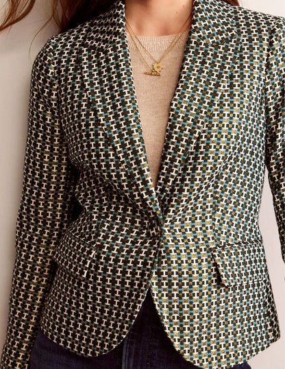 Canonbury Jacquard Blazer-JACQUARD