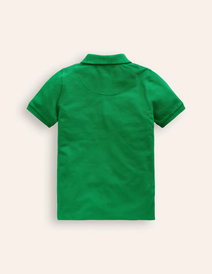 Piqué Polo Shirt-Highland Green