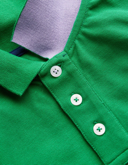Piqué Polo Shirt-Highland Green