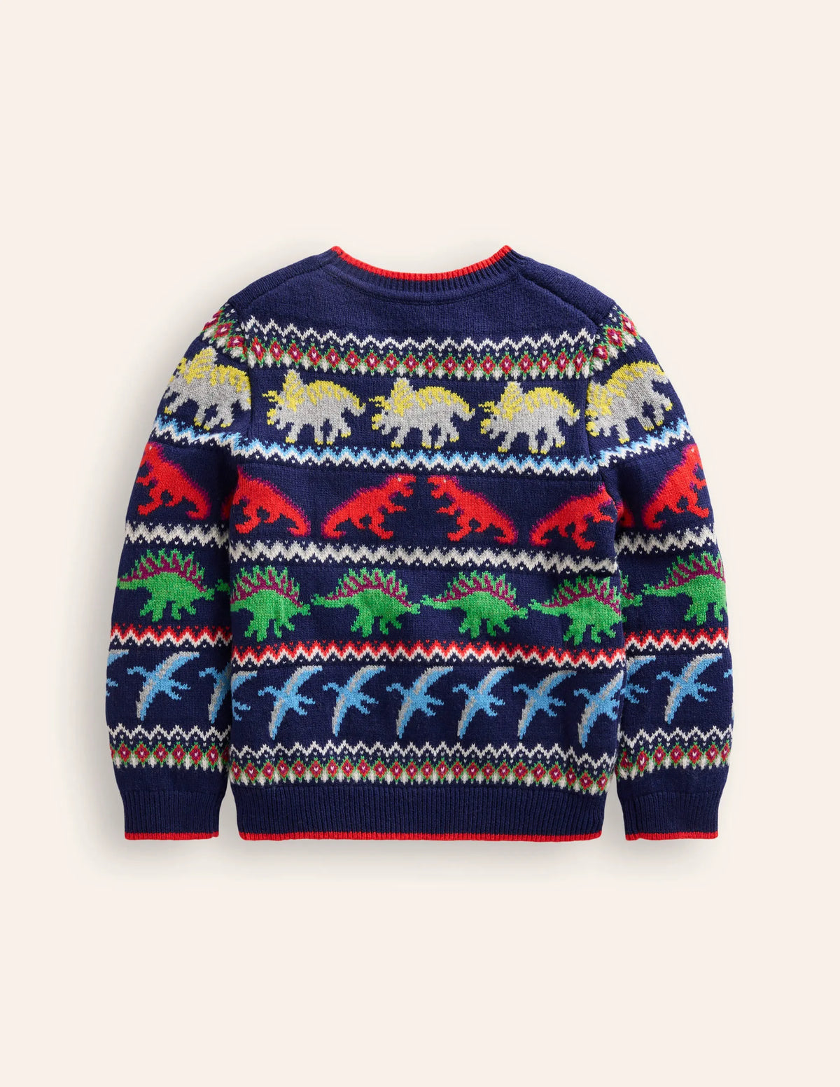 Fair Isle Sweater-Starboard Blue