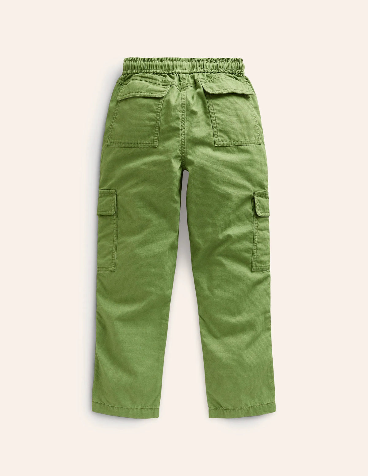 Pull-on Cargo Pants-Leaf Green