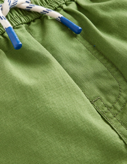 Pull-on Cargo Pants-Leaf Green