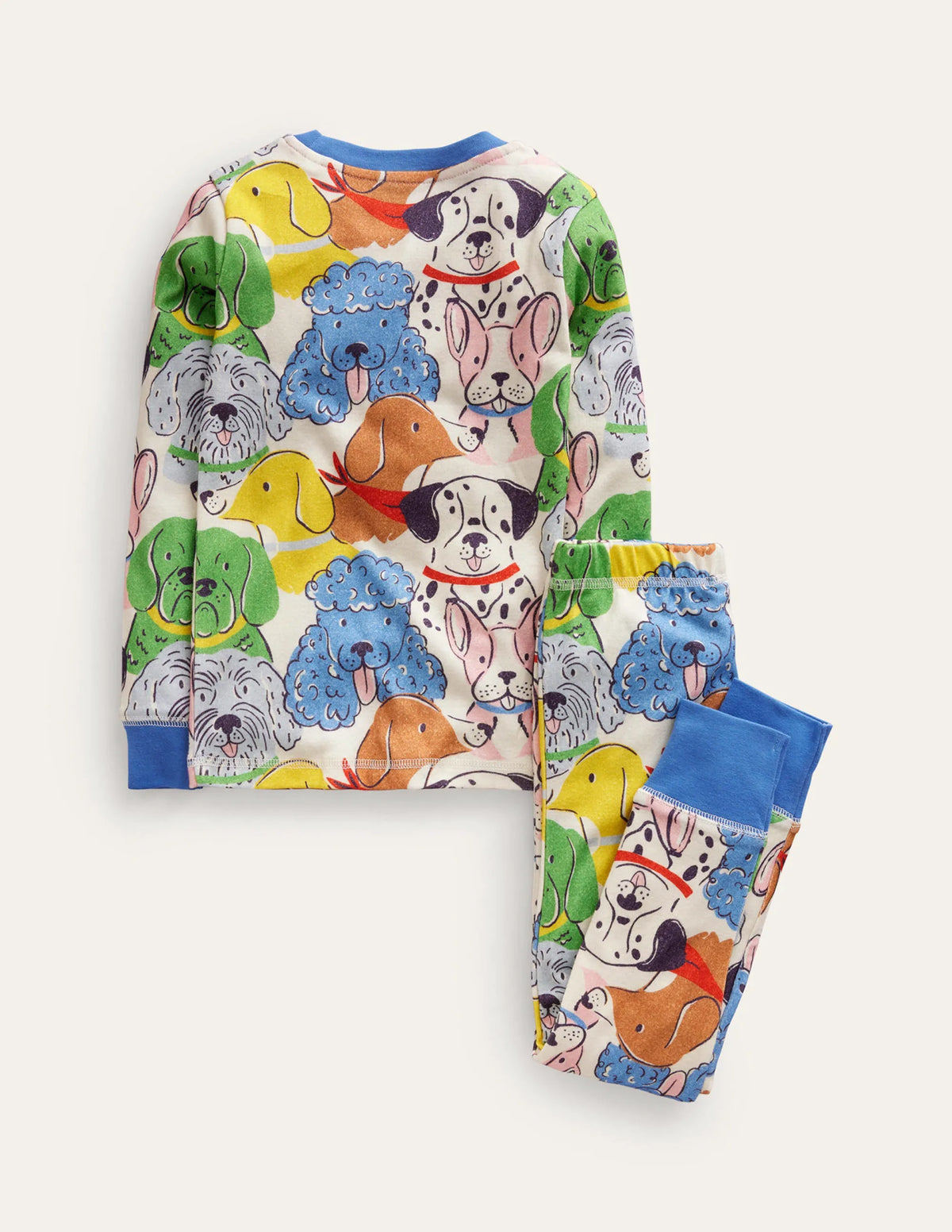 Snug Long John Pajamas-Multi Dogs