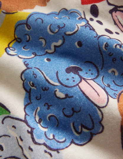 Snug Long John Pajamas-Multi Dogs
