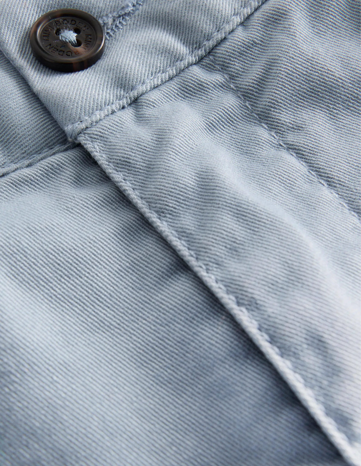 Chino Stretch Pants-Pebble Blue