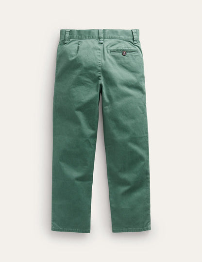 Chino Stretch Pants-Spruce Green